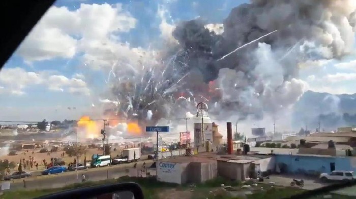 Ini Video Ledakan di Pasar Kembang Api Meksiko yang Tewaskan 29 Orang