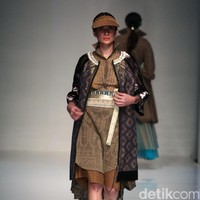 Karya busana Didi Budiardjo di IPMI Tren Show 2017. The Hall Senayan City Lt.8, Senayan City. Jakarta. [Foto: Mohammad Abduh/Wolipop]