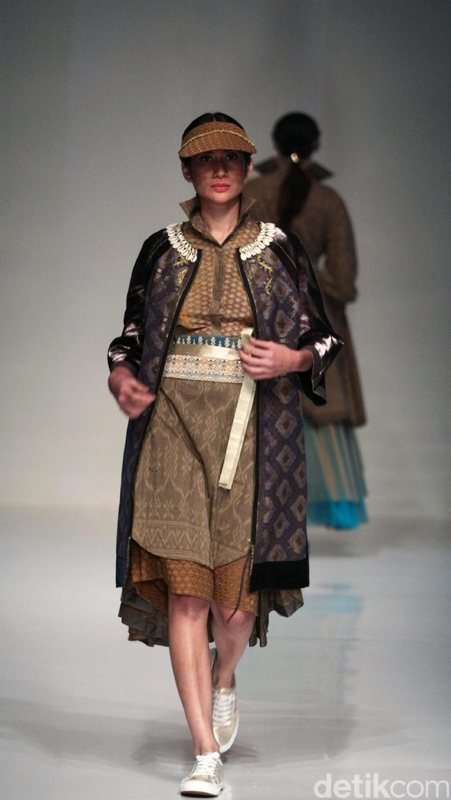 Karya busana Didi Budiardjo di IPMI Tren Show 2017. The Hall Senayan City Lt.8, Senayan City. Jakarta. [Foto: Mohammad Abduh/Wolipop]