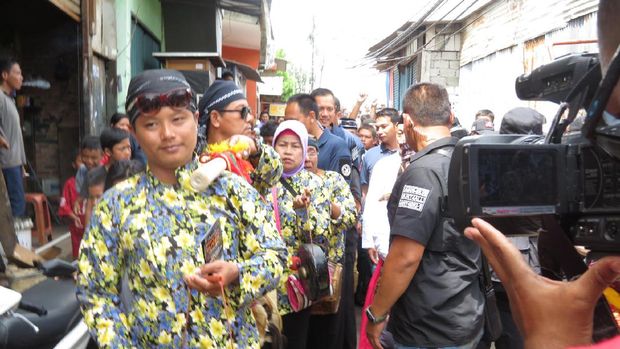 Gerilya Lapangan ke Cengkareng, Agus Yudhoyono Disambut Kuda Lumping