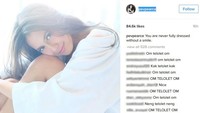 Mungkin ia akan lebih lebar lagi senyumnya jika baca komentar tersebut. (Dok. Instagram/pevpearce)