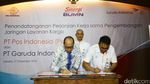 Garuda Indonesia dan Pos Indonesia Jalin Kerja Sama