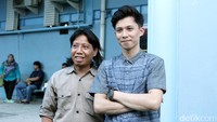 Mastur dan Ahmad Saiful saat ditemui di Studio Trans TV, Kapten Tendean, Jakarta Selatan pada Selasa (20/12/2016). Pool/Ismail/detikFoto.