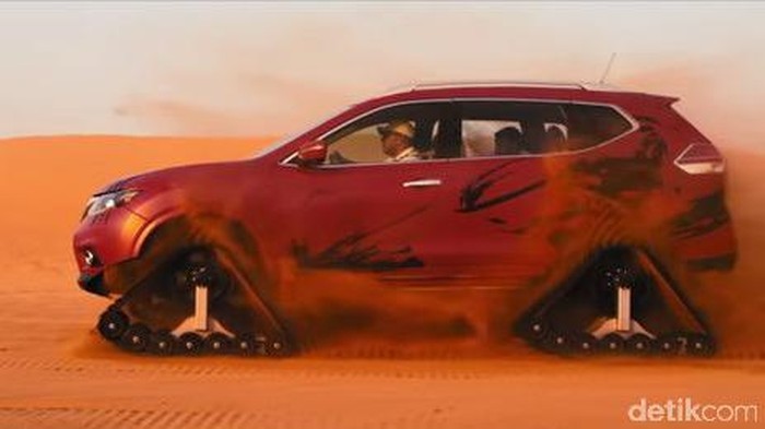 Nissan X-Trail Bisa Dipakai di Gurun, Jadi Mirip Tank