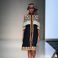Karya busana Didi Budiardjo di IPMI Tren Show 2017. The Hall Senayan City Lt.8, Senayan City. Jakarta. [Foto: Mohammad Abduh/Wolipop]