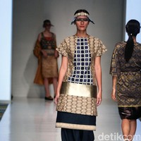Karya busana Didi Budiardjo di IPMI Tren Show 2017. The Hall Senayan City Lt.8, Senayan City. Jakarta. [Foto: Mohammad Abduh/Wolipop]