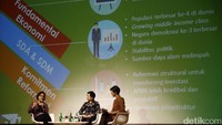 Pemerintah ingin mendorong pelaku usaha memiliki bisnis yang berkelanjutan dan berkembang. Menurut Sri Mulyani, untuk menjamin keberlangsungan bisnis tersebut, pemerintah menyiapkan kebijakan mempermudah kemudahan berbisnis di Indonesia.