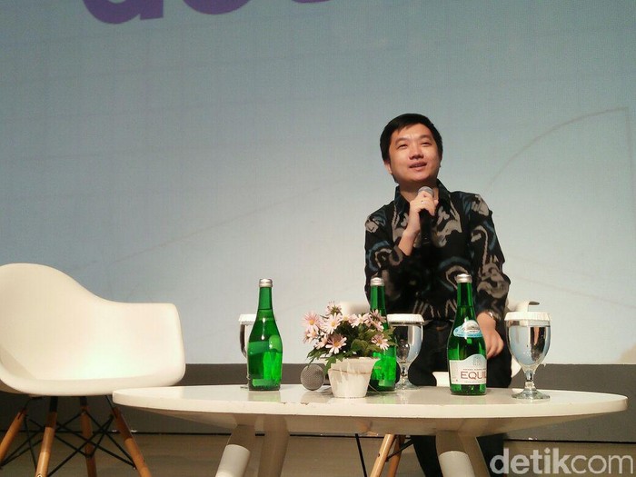 CEO Tokopedia, William Tanuwijaya dalam acara dPreneur