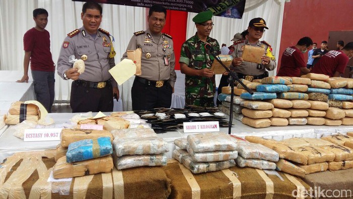 Polda Metro Musnahkan Narkoba Senilai Rp 26 Miliar