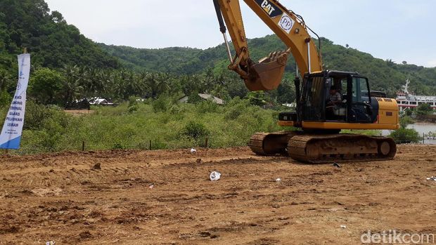 Pembangunan terminal di Pelabuhan Lembar, Lombok, NTB