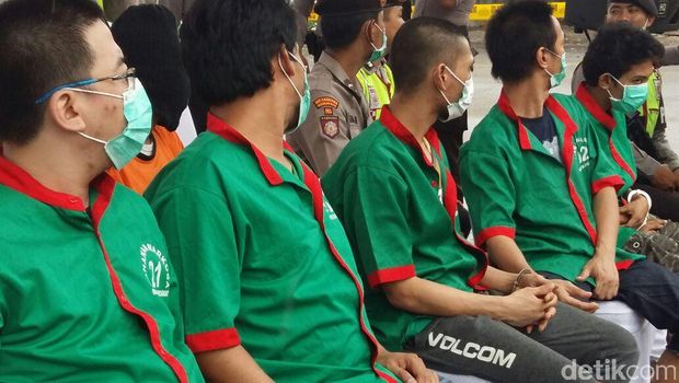 Tersangka kasus narkoba