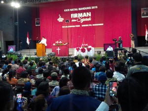 Beri Sambutan di KKR Natal, Ridwan Kamil: Jangan Lagi Takut Beribadah