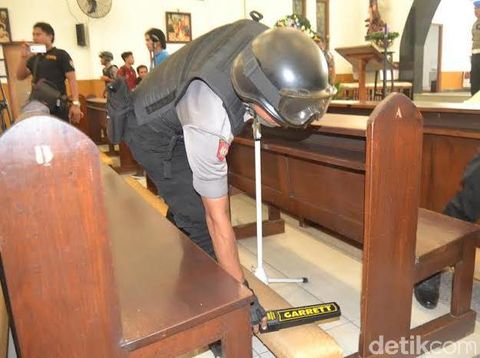 Gereja di Polres Tanjung Perak disterilisasi