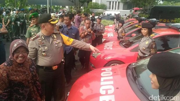 Wali Kota Risma dan Kombes Iqbal ikut demam 'om telolet om'