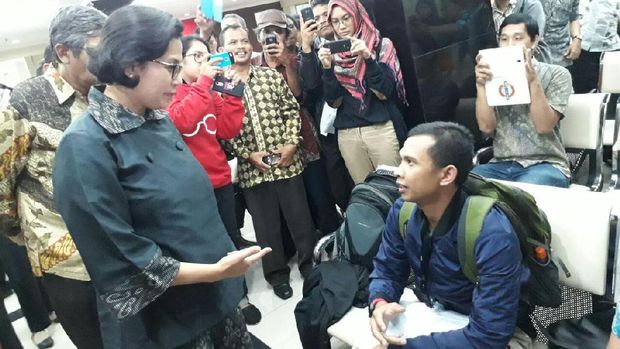 Menkeu Sri Mulyani blusukan di Kantor Perbendaharaan Negara