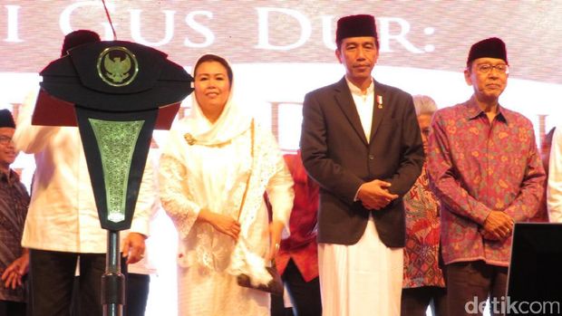 Jokowi di Haul Gus Dur