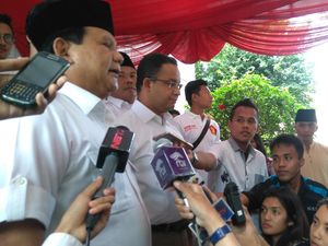 Rapat 2,5 Jam dengan Anies, Prabowo Janji Ikut Turun ke Lapangan