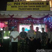 Kapolda Sumut Cek Gereja dan Tinjau Pos Pengamanan Natal di Medan