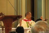 Begini Suasana Natal di Gereja Katedral Jakarta Pagi ini
