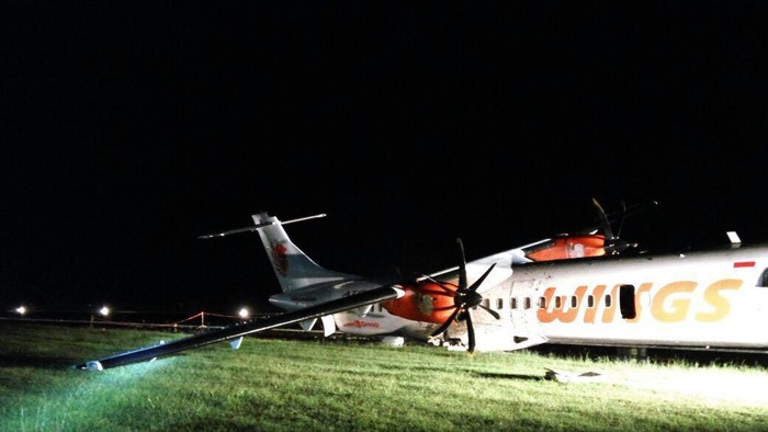 Wings Air Tergelincir, Bandara Semarang Ditutup Hingga Pukul 05.00 WIB