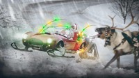 Santa Claus tidak lagi membutuhkan rusa lagi. Karena Santa Claus pastinya akan memilih untuk menggunakan Shelby Cobra modifikasi.