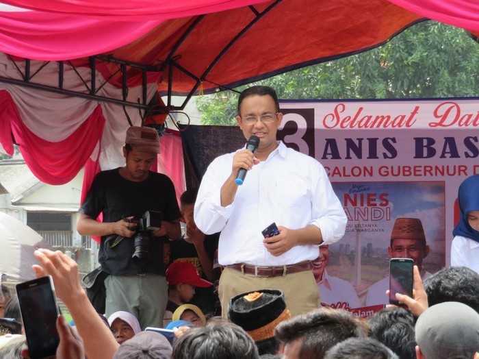 Kampanye di Kalideres, Anies: Jangan Sampai Kita Seperti Imigran