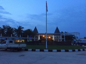 Megahnya Pos Lintas Batas Negara Motaain yang akan Diresmikan Jokowi