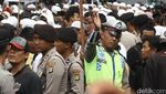 Penampakan Massa Anti Ahok di Jalan Gajah Mada