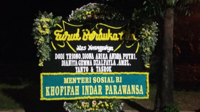 Mensos Kirim Bunga Dukacita untuk Ir Dodi dan Korban Pembunuhan di Pulomas
