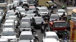 Massa Tumpah ke Jalan Gajah Mada, Lalin Macet