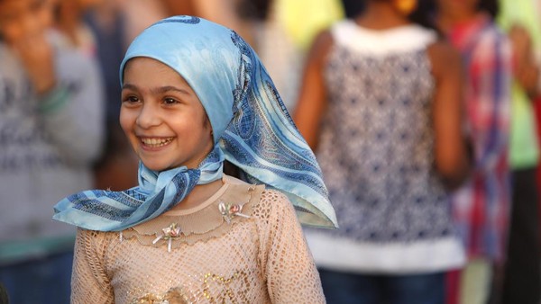 Wajah Bahagia di Dubai Festival City