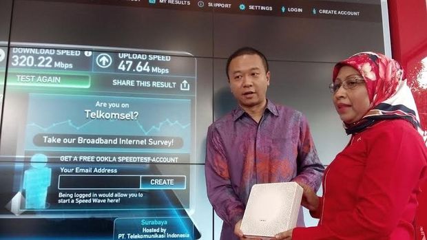 Telkomsel Mulai Pemanasan Jaringan 4,5 G di Surabaya