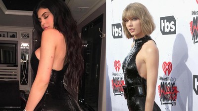 Jumpsuit Hitam Kylie Jenner dan Taylor Swift, Who Wore It Better?