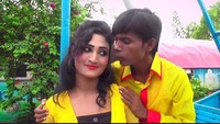 Dalam beberapa video dan film, Hero Alom pun sering memajang adegan mesra dengan lawan mainnya itu. Dok.Youtube/Hero Alom