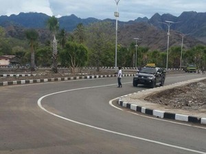 Begini Mulusnya Jalan Perbatasan NTT-Timor Leste
