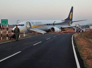 Jet Airways Tergelincir di India