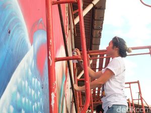 Rouge Mich, Street Artist Cewek Berkarakter Ikan Mas Koki
