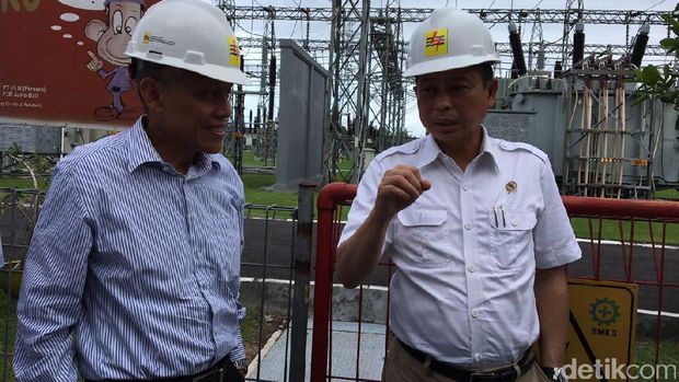 Menteri ESDM Ignasius Jonan kunjungan kerja di Bali