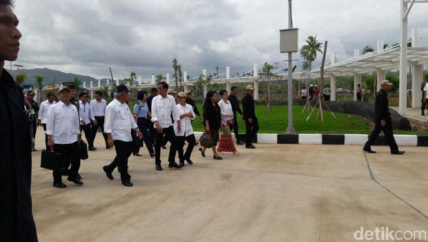 Presiden Jokowi resmikan PLBN Motaain di NTT