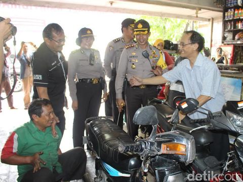 Polisi datangibengkel di Sidoarjo