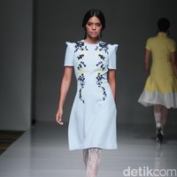 Koleksi Votum by Sebastian Gunawan mengusung tema Shades of Mind di IPMI Trend Show 2017. The Hall Lt. 8, Senayan City. Jakarta. [Foto: Mohammad Abduh/Wolipop]