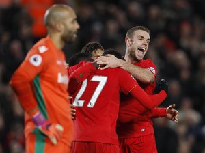 Tertinggal Lebih Dulu, Liverpool Hantam Stoke 4-1
