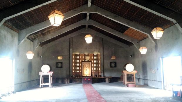 Ten Drums Praying Hall (Wahyu/detikTravel)