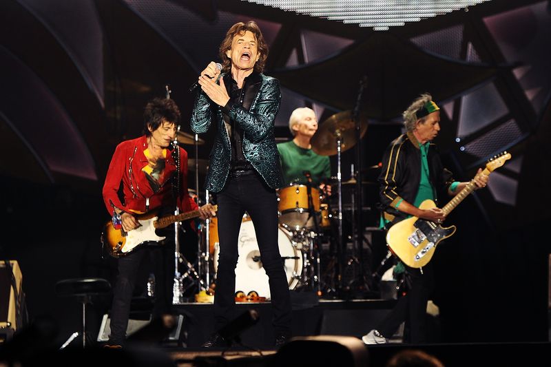 ADELAIDE, AUSTRALIA - OCTOBER 25:  The Rolling Stones perform live at Adelaide Oval on October 25, 2014 in Adelaide, Australia.  (Photo by Morne de Klerk/Getty Images)