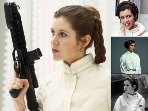 Carrie fisher sebagai Princess Leia
