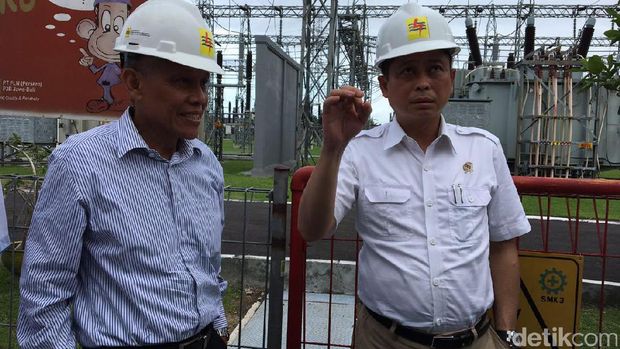 Menteri ESDM Ignasius Jonan kunjungan kerja di Bali