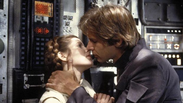 Carrie Fisher Aksi Carrie Fisher di film 'Star Wars'.
