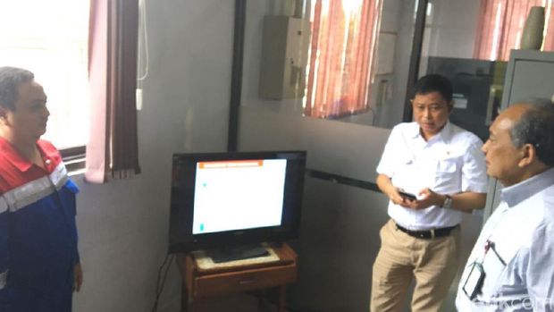 Menteri ESDM Ignasius Jonan di Terminal BBM Sanggaran-Bali