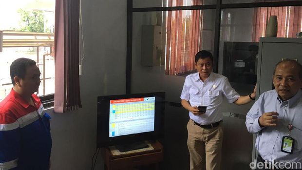 Menteri ESDM Ignasius Jonan di Terminal BBM Sanggaran-Bali