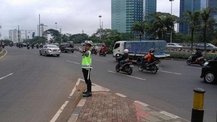 Jelang Libur Tahun Baru, Jalanan Jakarta Lengang